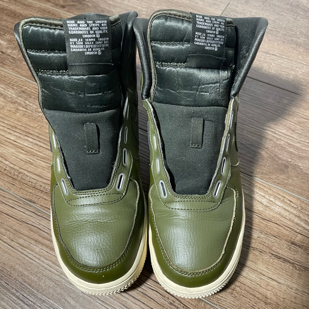 Nike Air Force 1 High Utility Womens Size 8.5 ‘Olive Canvas’